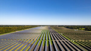 Solarpark von oben